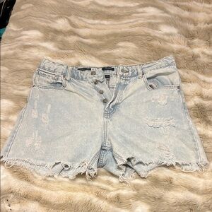 Wild fable target Distressed Light Blue Denim Shorts